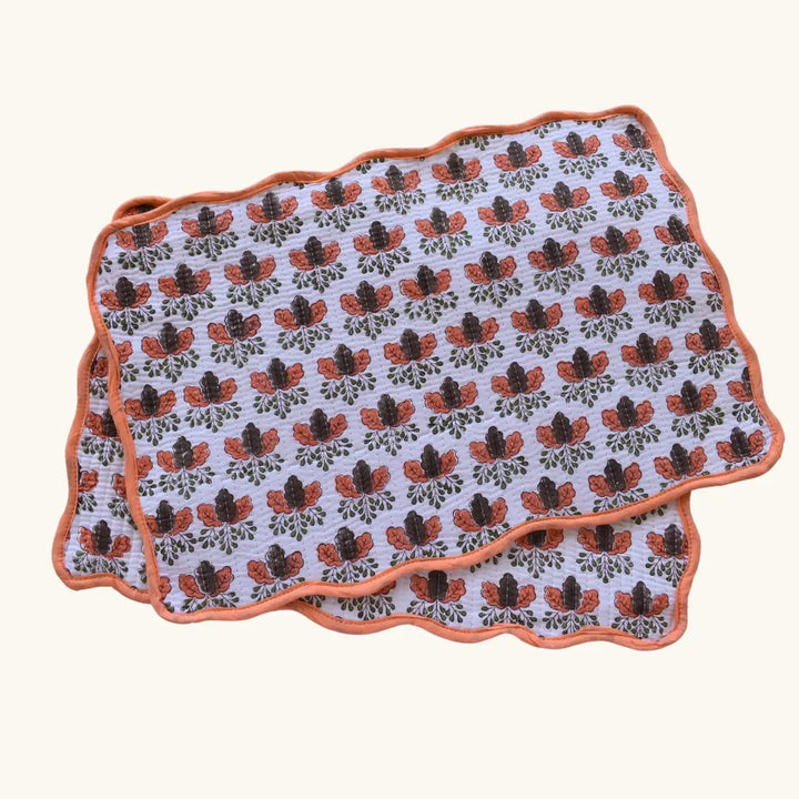 Harvest Oak - Quilted Cotton Placemats (Set of 4)