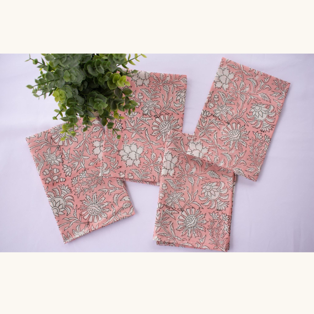 Pink Haze - Cotton Table Napkins (Set of 4)