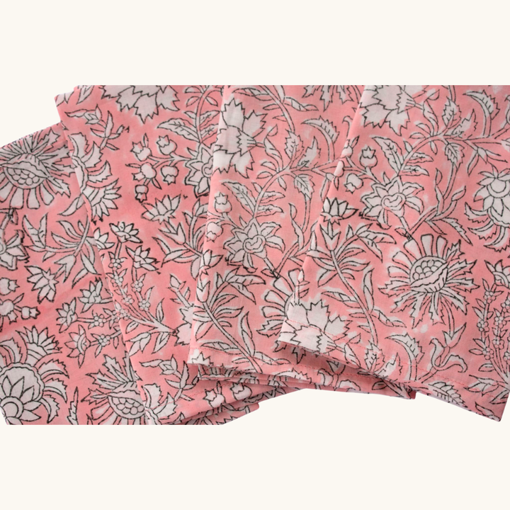 Pink Haze - Cotton Table Napkins (Set of 4)