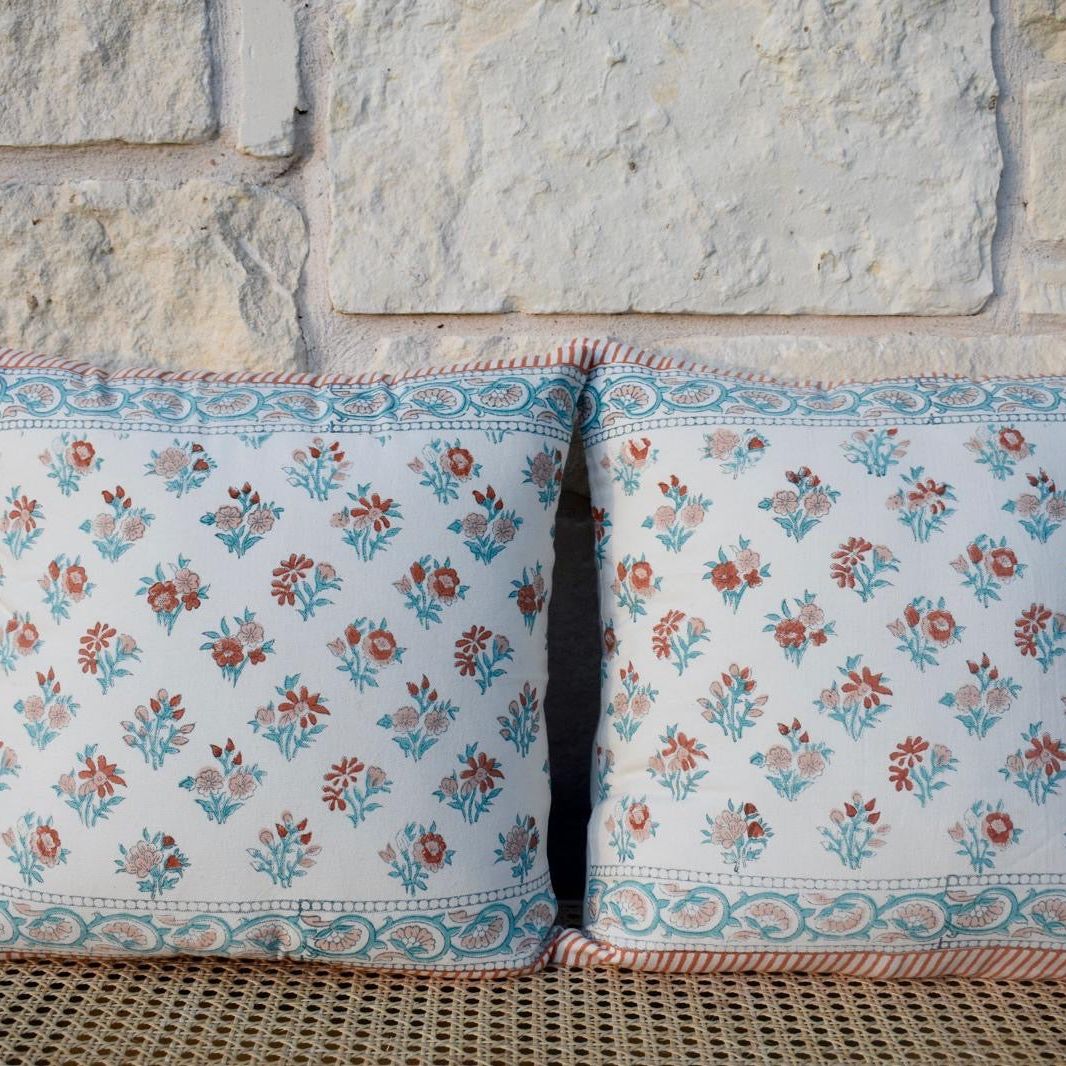 Hand Block Printed Cushion – Elegant & Stylish Decor