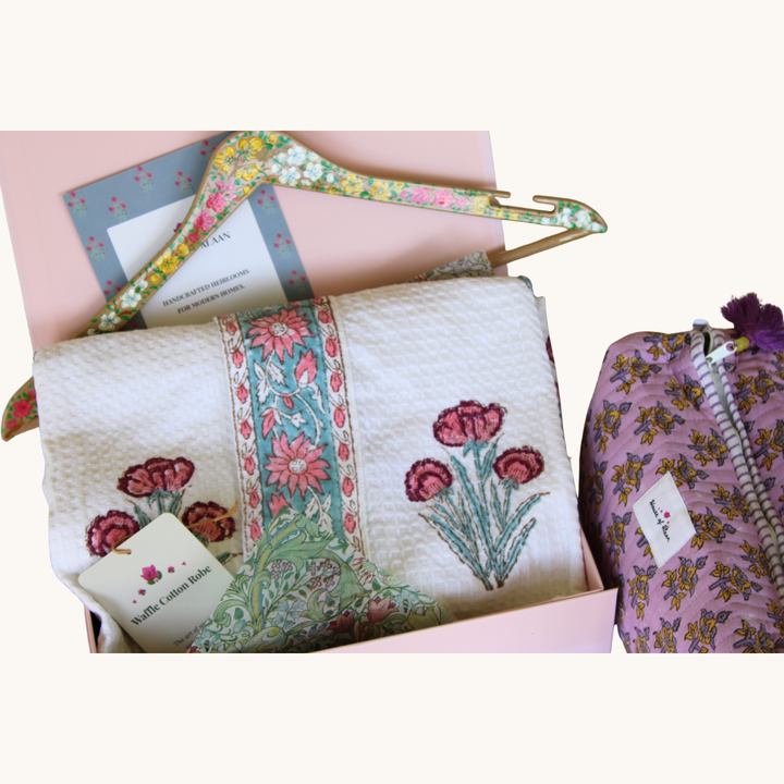 Dusty Rose - Waffle Cotton Robe