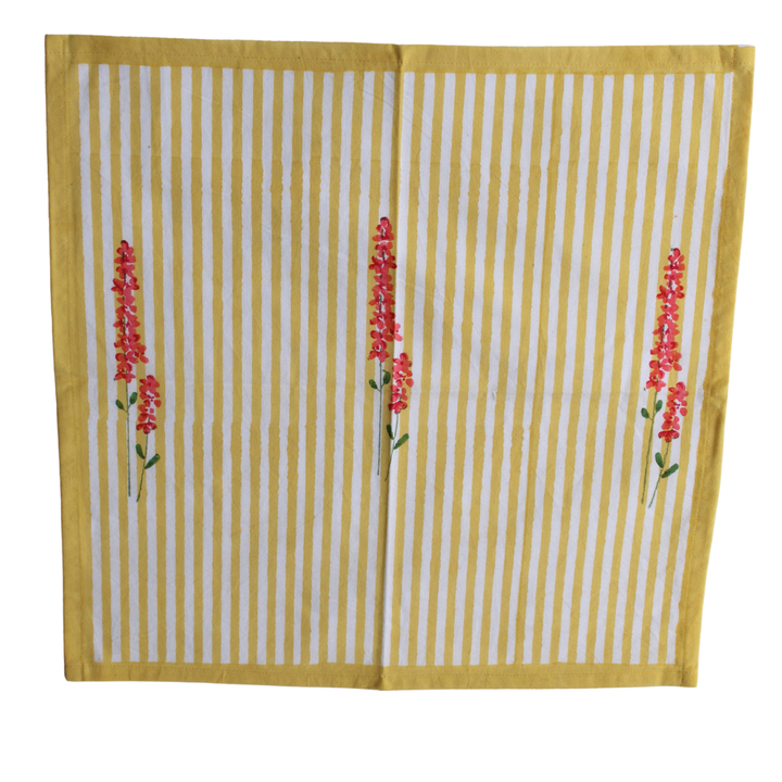 Honey Stripe - Cotton Table Napkins (Set of 4)