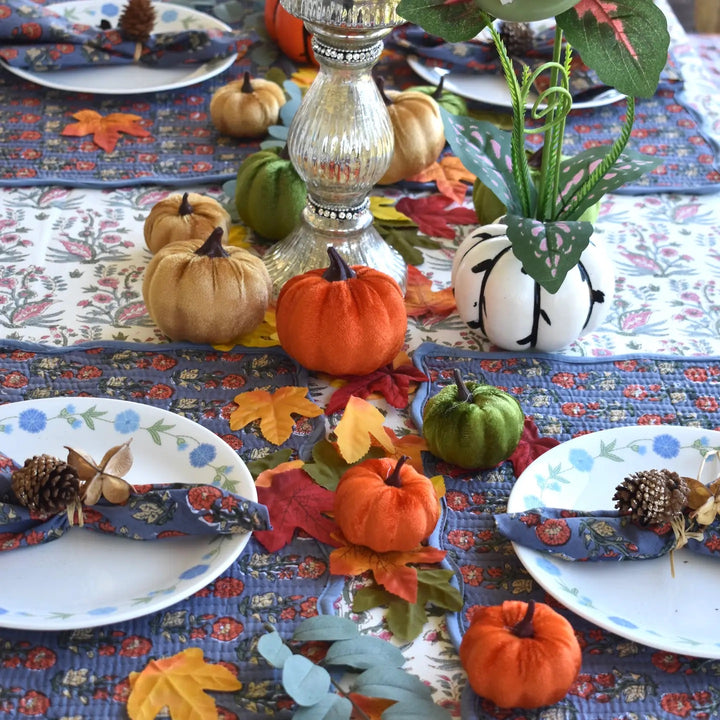 Autumn Blossom - Cotton Table Napkins (Set of 4)