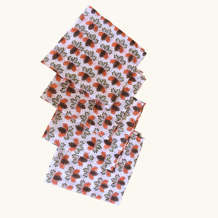 Harvest Oak - Cotton Table Napkins (Set of 4)