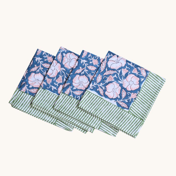 Bluebell Garden - Cotton Table Napkins (Set of 4)