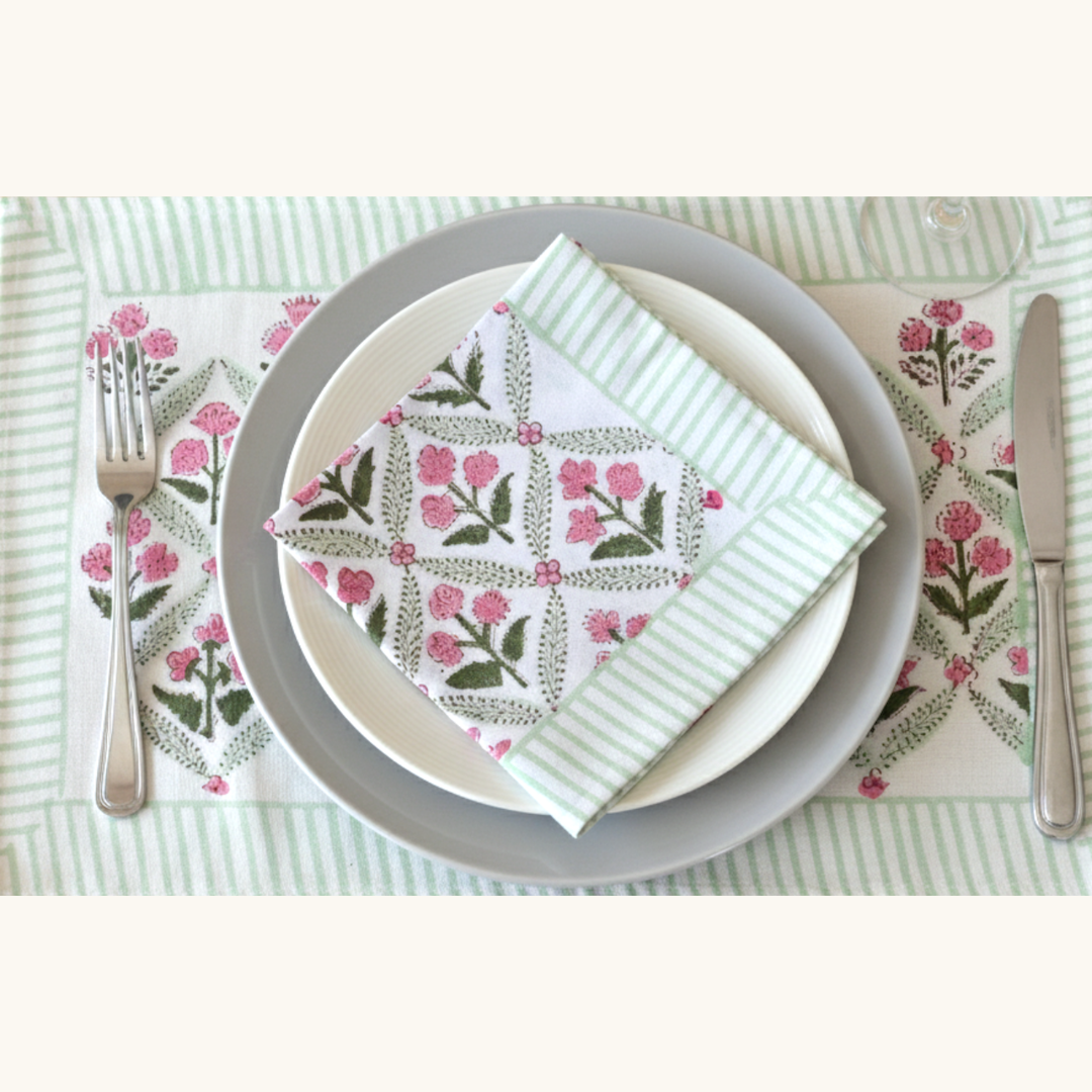 Chintz Vine - Canvas Cotton Placemats (Set of 4)