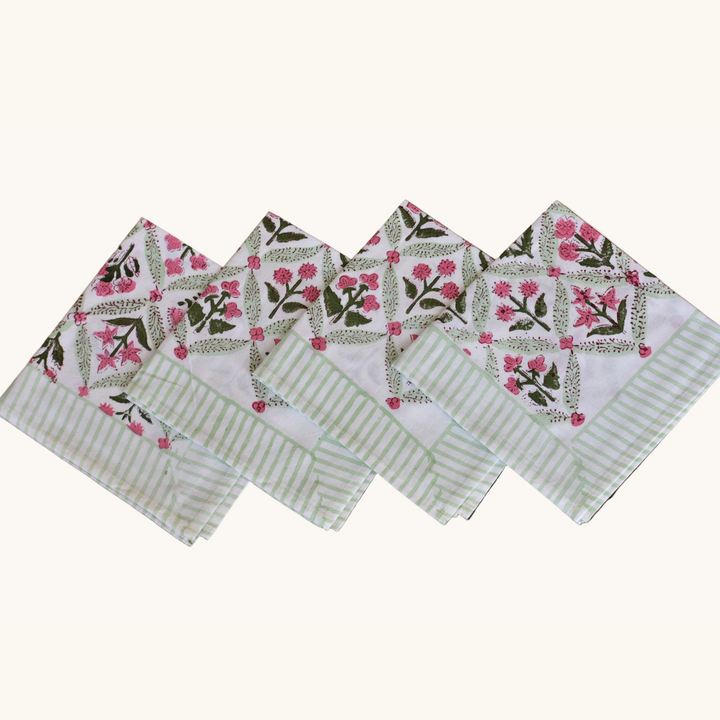Chintz Vine - Cotton Table Napkins (Set of 4)
