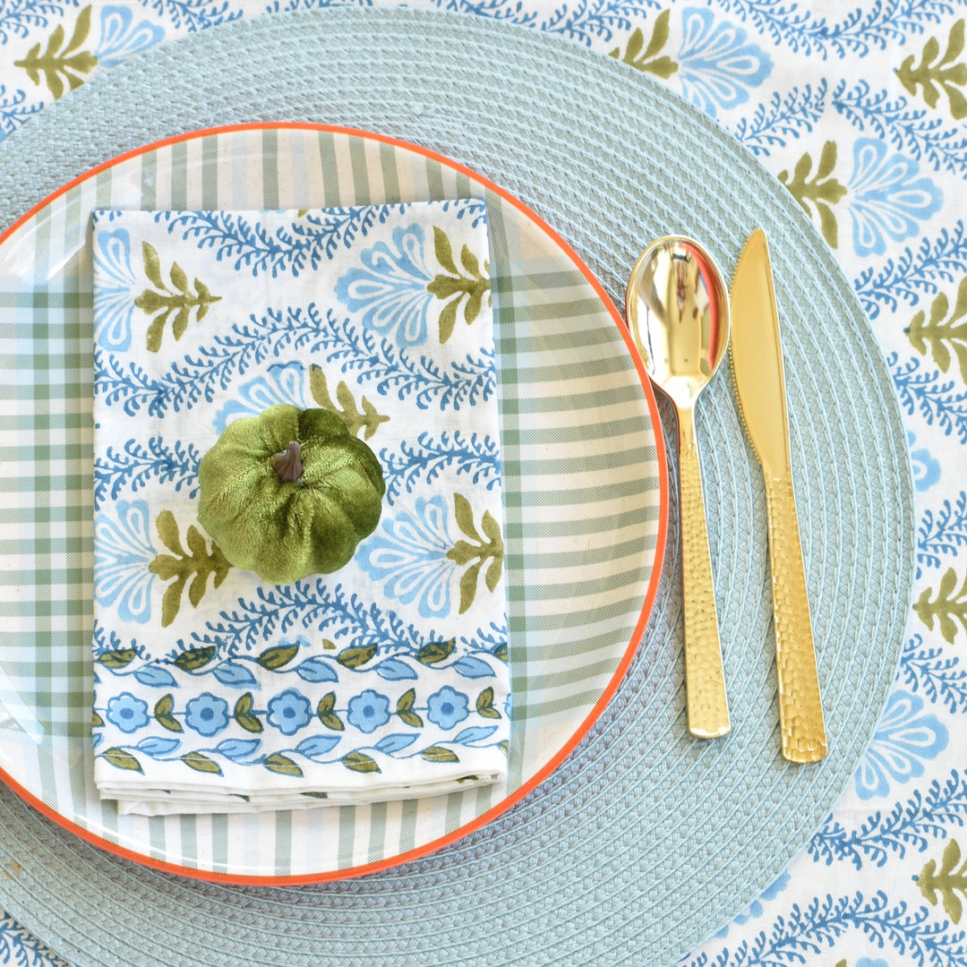Blue Breeze - Cotton Table Napkin Set