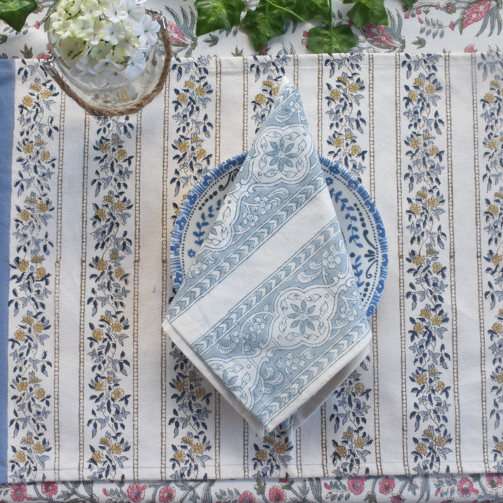 Hand Block Printed Placemats – Unique & Stylish (Set of 6)