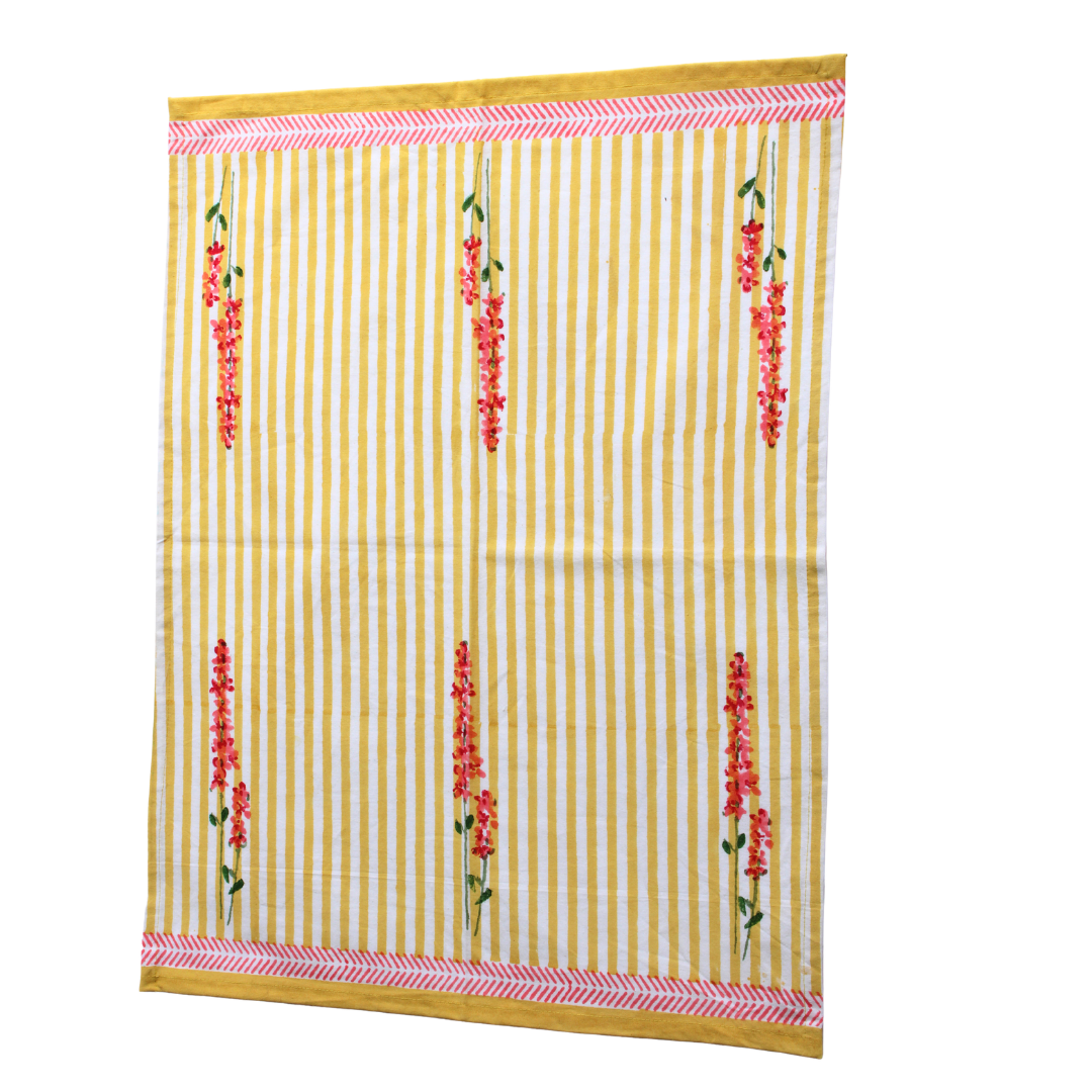 Honey Stripe Cotton Tea Towels – Set of 2
