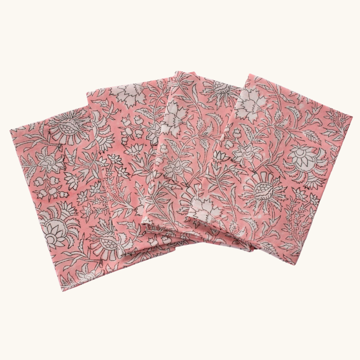 Pink Haze - Cotton Table Napkins (Set of 4)