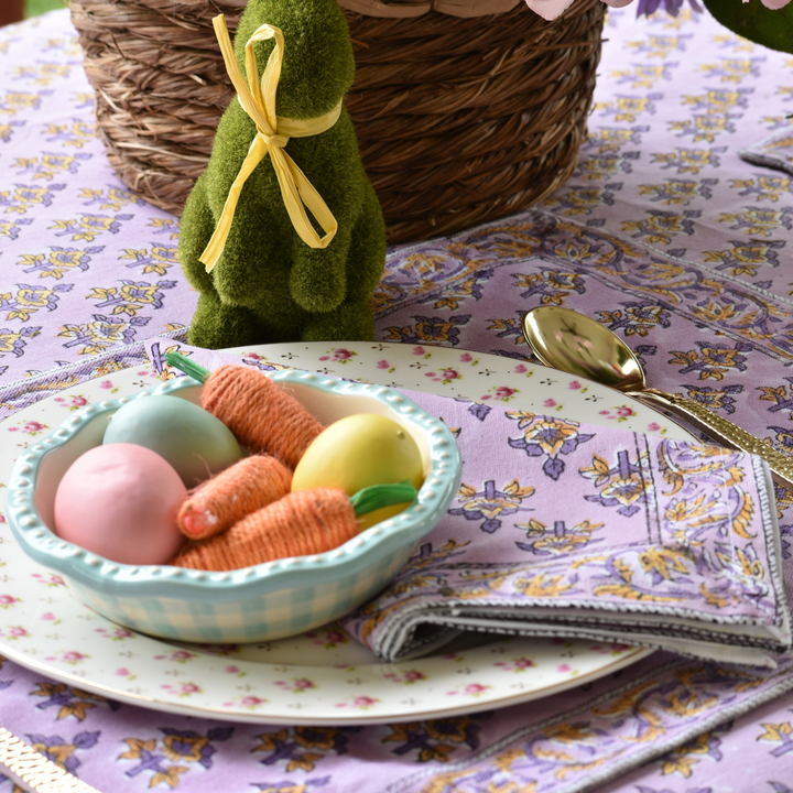 Lavender Floral - Cotton Table Napkin Set