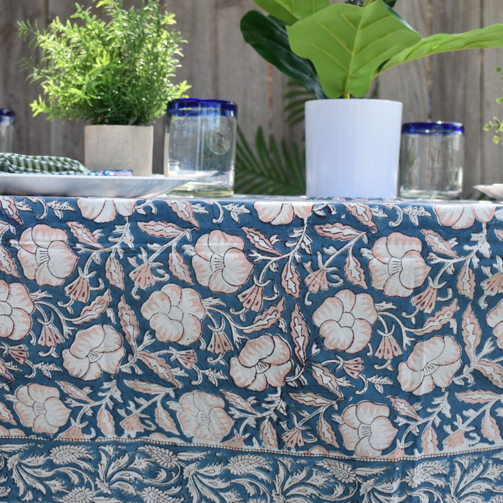 Hand Block Printed Tablecloth – Elegant & Functional