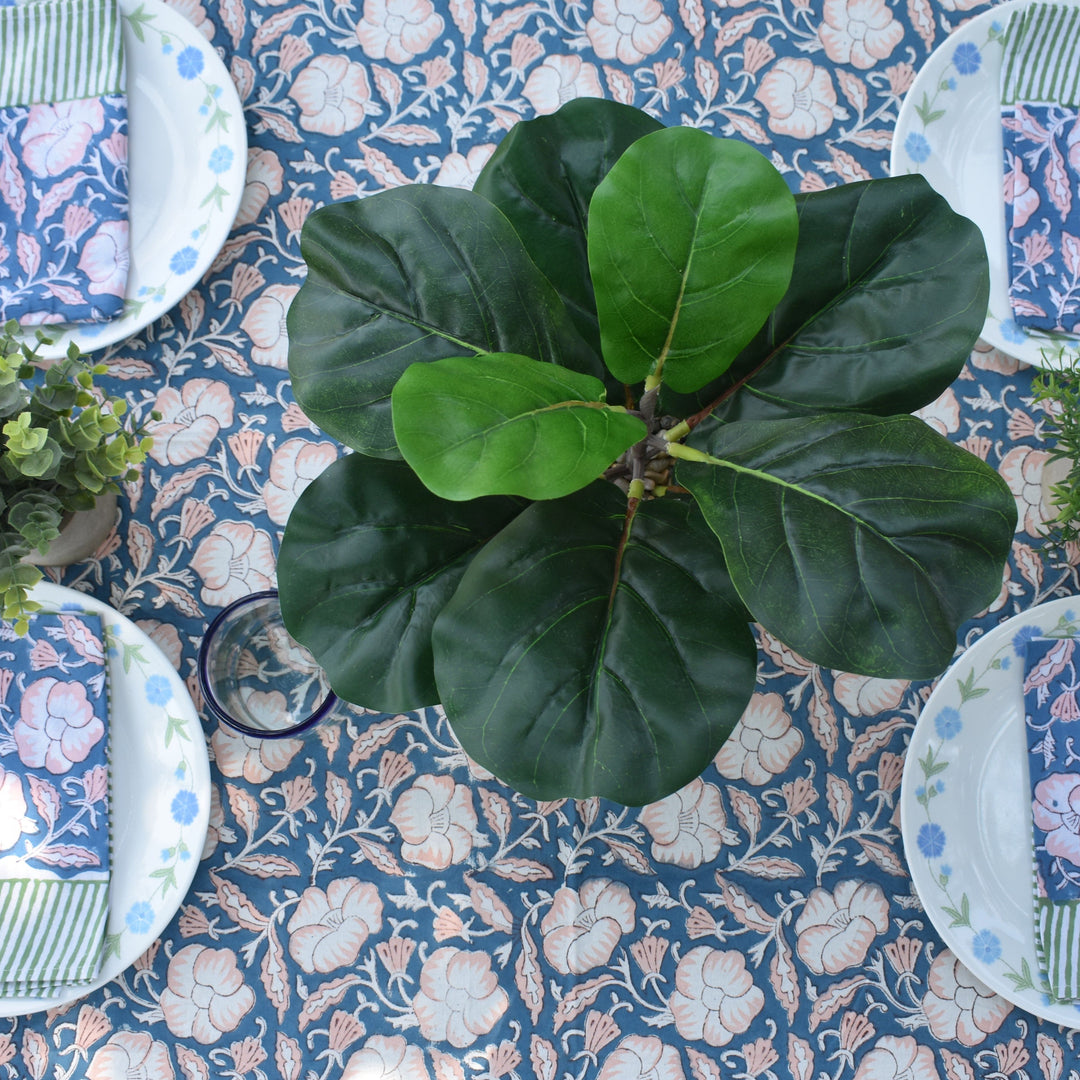 Hand Block Printed Tablecloth – Elegant & Functional