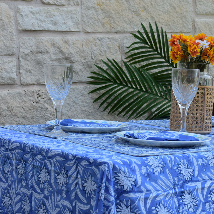 Hand Block Printed Tablecloth – Elegant & Functional