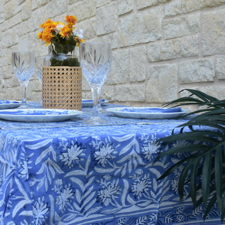 Hand Block Printed Tablecloth – Elegant & Functional