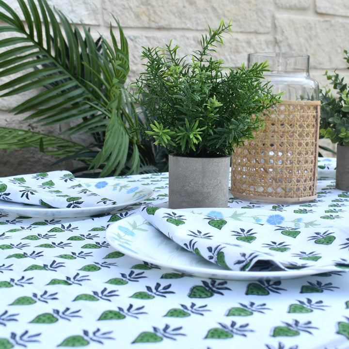 Hand Block Printed Tablecloth – Elegant & Functional