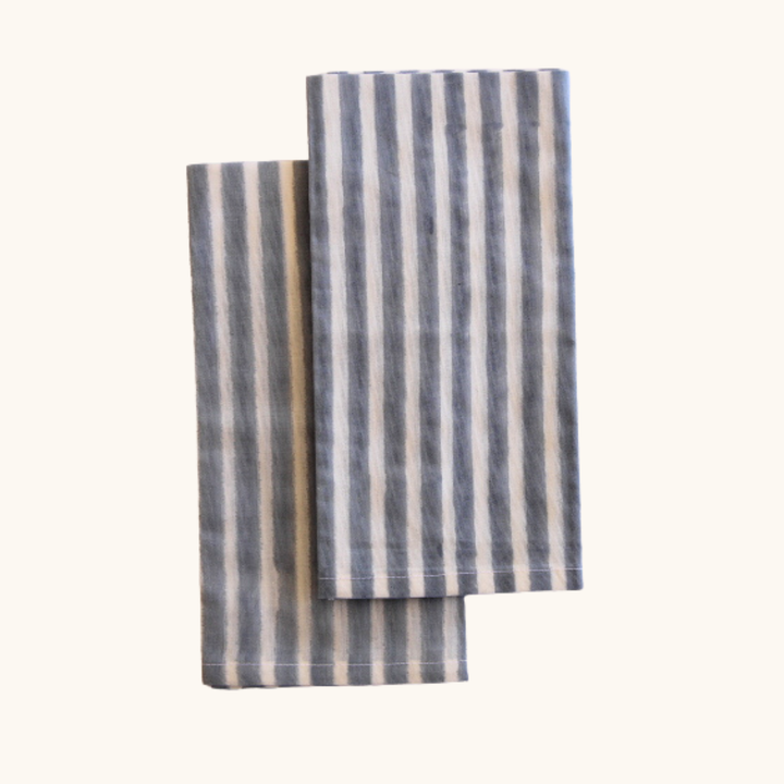 Coastal Stripes - Cotton Table Napkins (Set of 4)